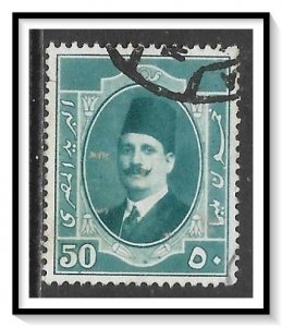 Egypt #100 King Fuad Used