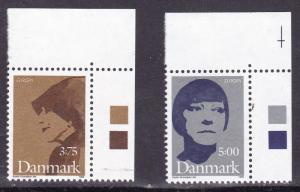 Denmark 1996  Set of Two(2) Famous Women Europa Writer & Actress VF+/NH(**)