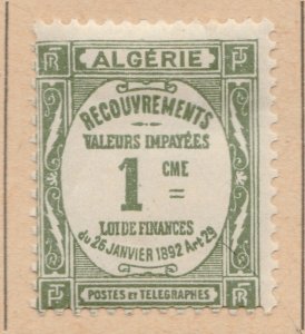 FRENCH COLONY ALGERIA Postage Due 1926-32 1c MH* Stamp A29P25F33160-