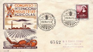 1954 Agrarian congress international special cancel cover