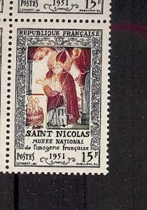 France, 657, Painting - St. Nicholas Single,**MNH**
