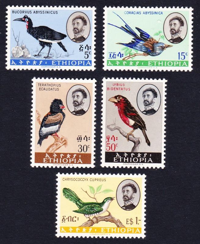 Ethiopia Ethiopian Birds 5v SG#534/48 SC#386-90 MI#425-49