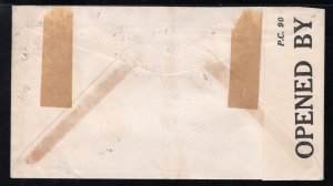 Jamaica WWII-era Censored Cover Lascelles to CT franked 3x1p carmine George VI