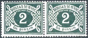 Ireland 1925 Sc J3 Postage Due Horizontal Pair Stamp Used