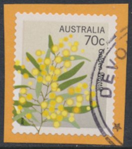 Australia SC# 4062 Flowers 2014 Used Golden Wattle details & scan