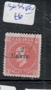 SARAWAK  2C/12C  SG 33   VFU    P0531H