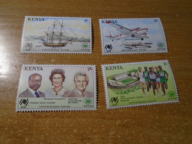 Kenya  #  447-49/451  MNH