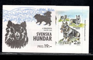 SWEDEN  SC# 1765 COMPLETE BKLT VF/MNH