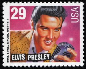 SC#2724 29¢ American Music Series: Elvis Presley Single (1993) MNH