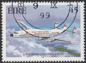 Ireland 1999 used Sc #1204 45p Lockheed Constellation airplane