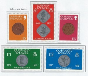 Guernsey    mnh sc 199-203a