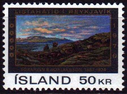 Iceland. 1970. 446. Painting. MNH.