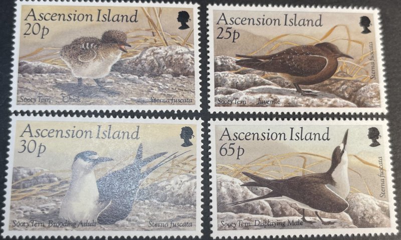 ASCENSION ISLAND # 594-598-MINT NEVER/HINGED--COMPLETE SET + SOUVENIR SHEET-1994