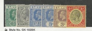 St. Lucia, Postage Stamp, #70//85 Mint Hinged, 1921-24, JFZ