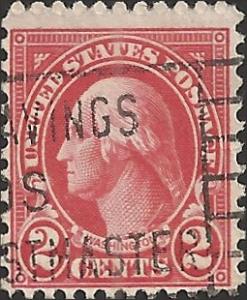 # 554 USED CARMINE GEORGE WASHINGTON