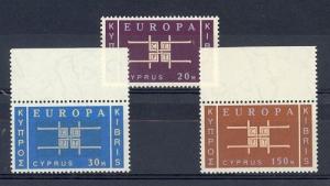 Cyprus Scott 229-231 Mint NH (Catalog Value $54.75)