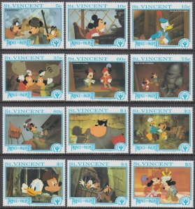 ST VINCENT #1506-17 DISNEY STAMPS FEATURE the PRINCE and the PAUPER