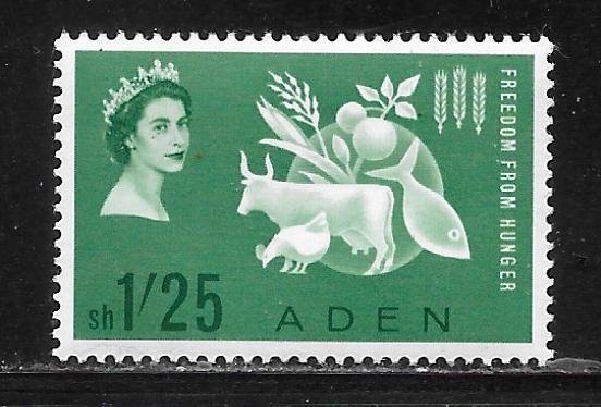 Aden 65 Freedom From Hunger MNH