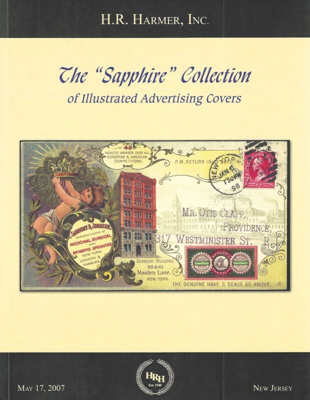 Sapphire, Illustrated Advertising Covers, H.R. Harmer, sale 2974, May 17, 2007