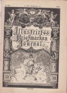 Illustrates Briefmarken Journal  1886 #169