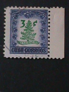 ​CUBA-1952-SC#499-CHRISTMAS TREE- MINT-VERY FINE WE SHIP TO WORLDWIDE