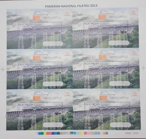 O) 2013 INDONESIA, ´PROOF, NATIONAL STAMP EXHIBITION PANFILA BANDUNG 2013, ARGO