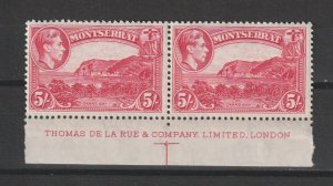 MONTSERRAT 1938 SG 110 MNH Cat £110