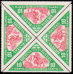 Lithuania Scott C55 Unused lightly hinged.