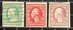 US Stamps-SC# 343 - 345 - Used - SCV =  $27.75