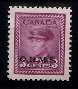 Canada O 3 MNH1949 3c KGVI Official