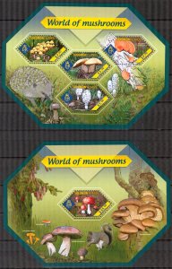 Solomon Islands 2014 Mushrooms I sheet + S/S MNH