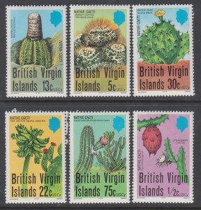 British Virgin Islands 350-355 Cactus MNH VF