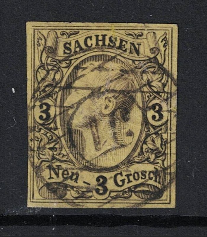 Saxony SC# 12 Used - S19378