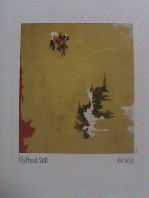 ​UNITED STATES-2010 SC#4444  ABSTRACT EXPRESSIONISTS-PAINTING-MNH S/S SHEET VF
