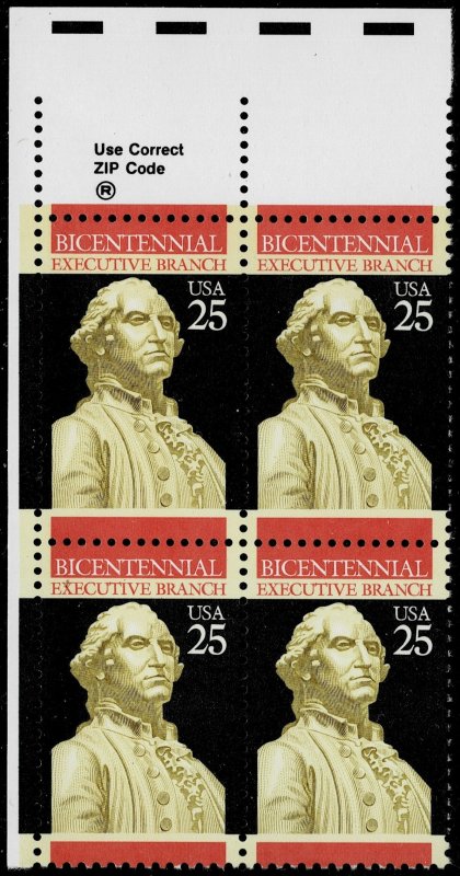 United States 2414 zip block - MNH - UL