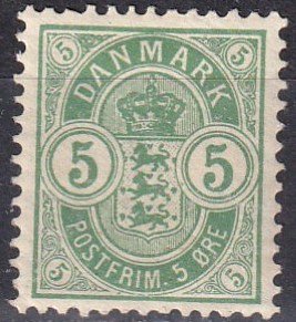 Denmark #43 F-VF Unused CV $12.00 (Z6378)