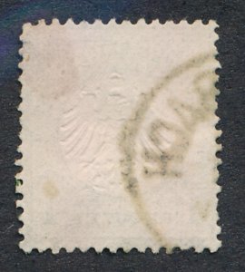 GERMANY 7 USED F-VF 1 KR. SMALL SHIELD