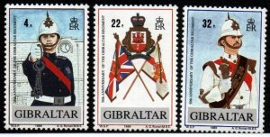 Gibraltar # 545 - 547 MNH