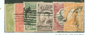 Bolivia #47-52 Used