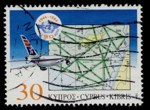 CYPRUS QEII SG859, 1994 30c civil aviation, FINE USED.