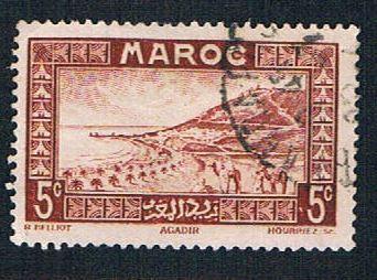 French Morocco 127 Used Roadstead at Agadir (BP13311)