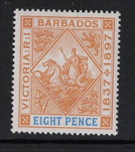 Barbados SC# 87 Mint Hinged - S19248