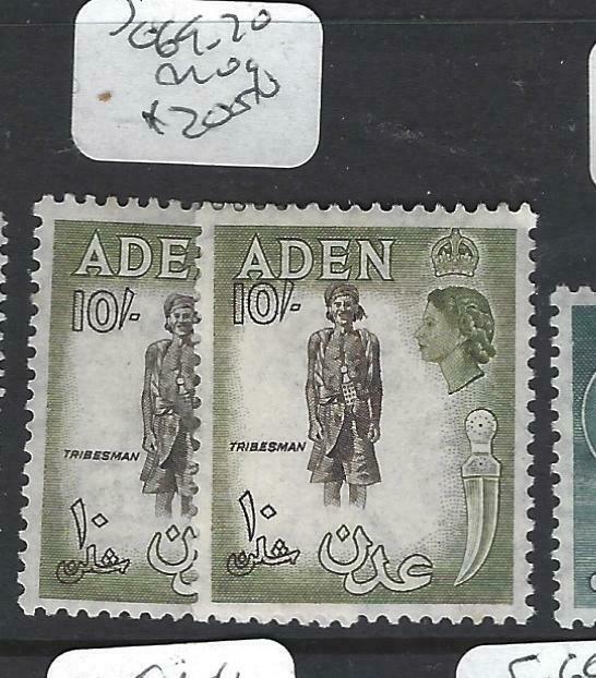 ADEN (P0204B)  QEII  10/-   SG 69-70     MOG