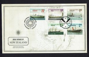 New Zealand: 2012, Great Voyages of New Zealand, 2 FDCs,