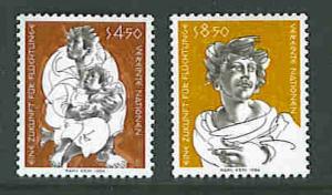 UN Vienna issue #44-45 mnh complete set
