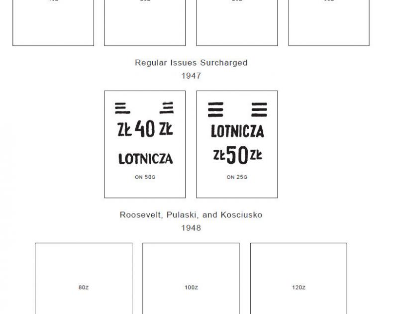 PRINTED POLAND 1860-2010 + 2011-2020 STAMP ALBUM PAGES (699 pages)