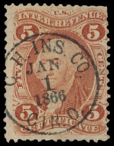 U.S. REV. FIRST ISSUE R24c  Used (ID # 98000)