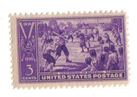 #855 MNH 3c Baseball 1939 Issue