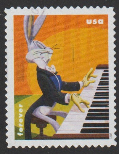 SC# 5500 - (55c) - Bugs Bunny in Costume: Classic White Tie & Tails 7/10 - Used