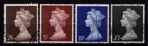 Great Britain 1969 Elizabeth II Large Machin (pre-decomal), Set [Used]